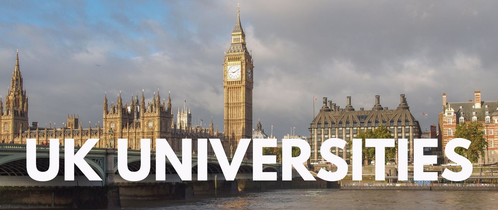 This is a photo from Big Ben which is for a blog about UK Univerisities